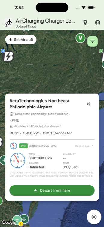 Charger Details with Weather